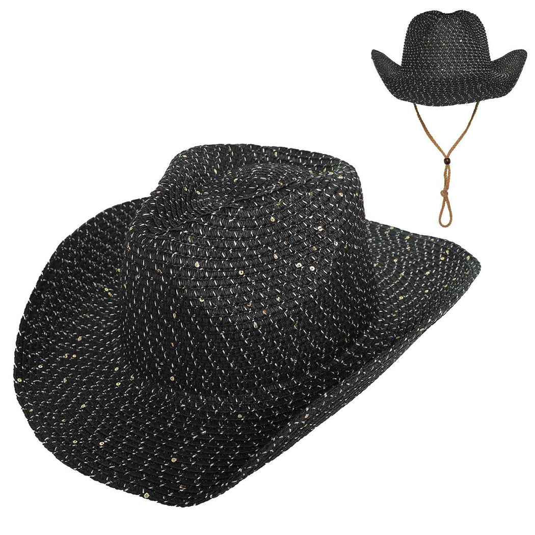 Sequence Cowboy Hat With Draw String