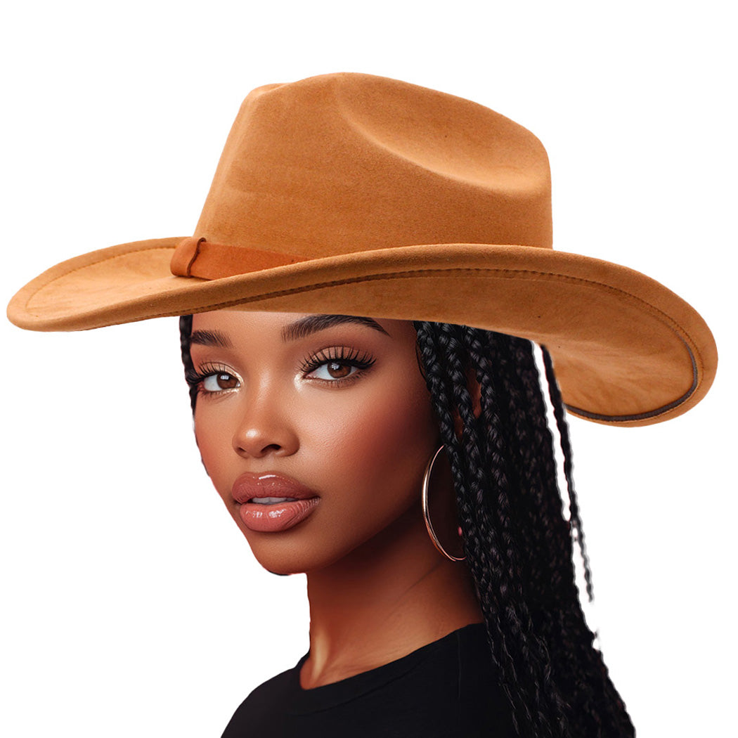 Soft Suede Comboy Hat