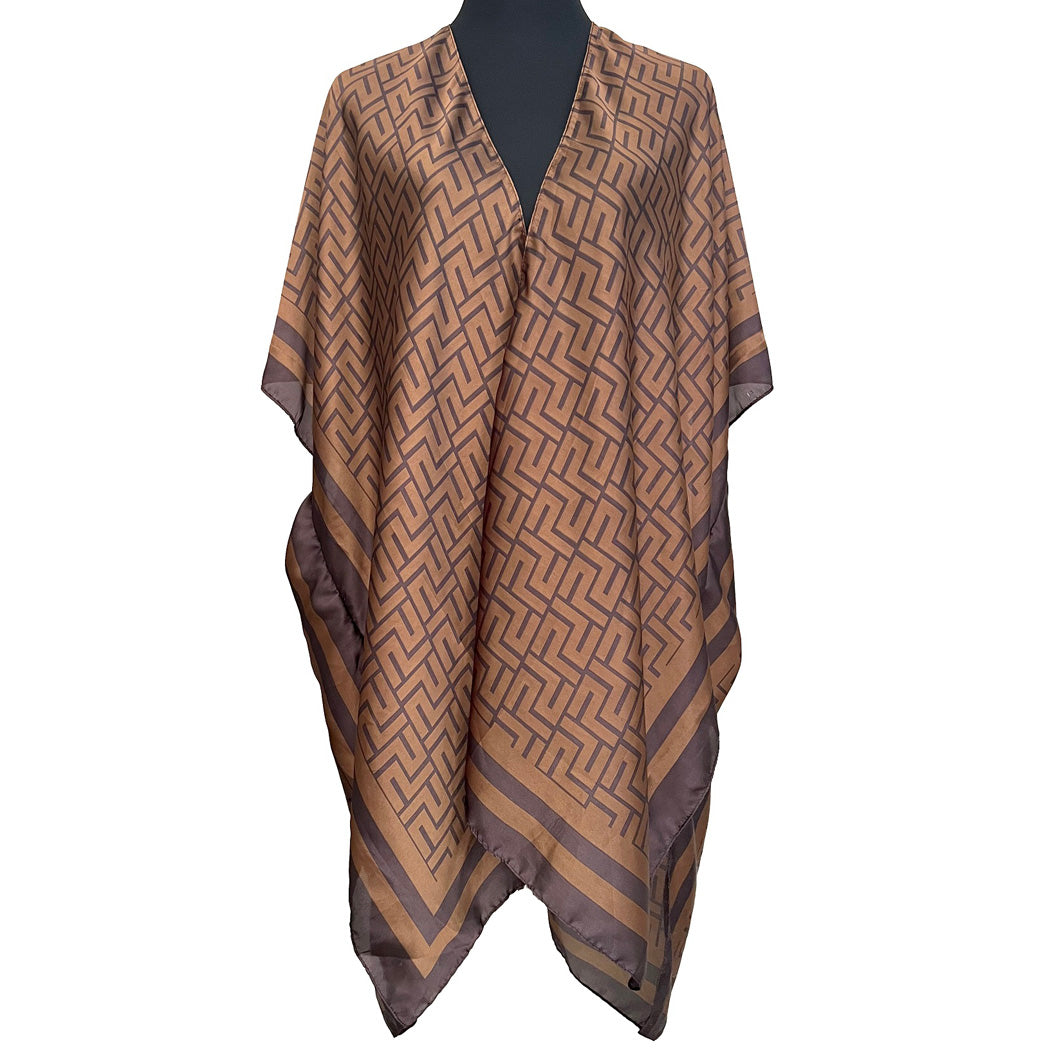 Maze Pattern Kimono