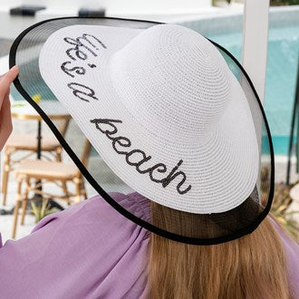 Life Is A Beach Sun Hat