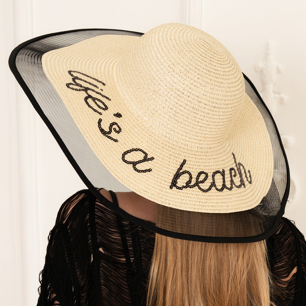 Life Is A Beach Sun Hat