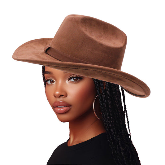Soft Suede Comboy Hat