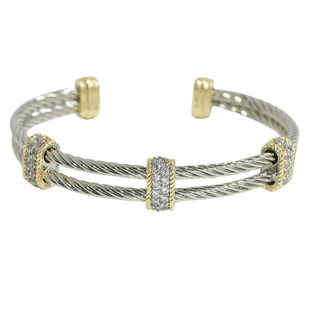 Cable Cuff Bracelet