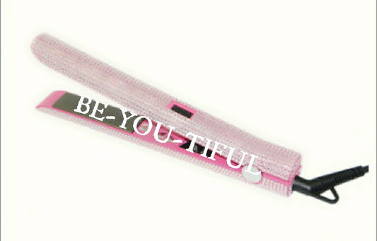Pink Swarovski Diamond Flat Iron
